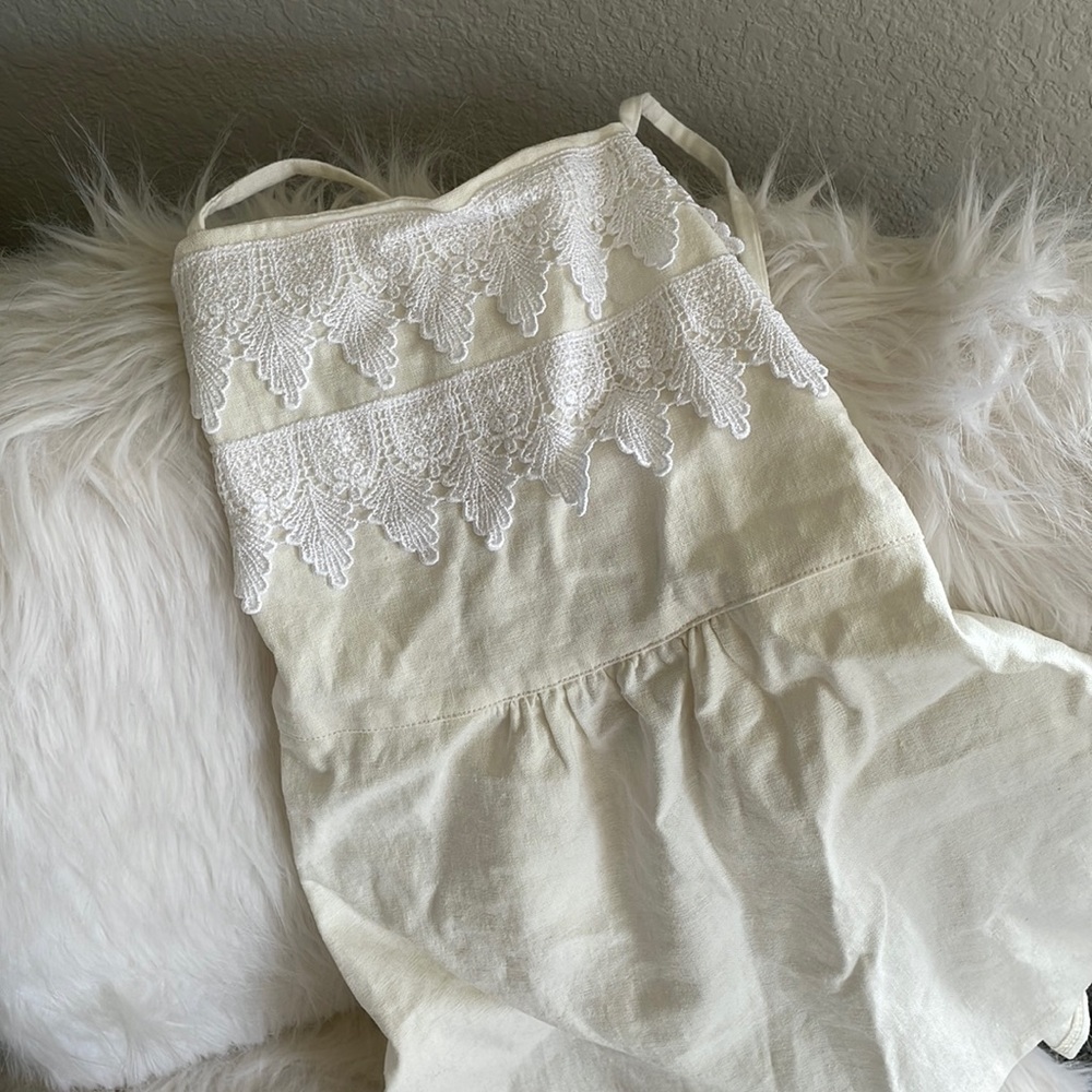 Wild & Rae linen toddler dress. NWT. Cute back details.